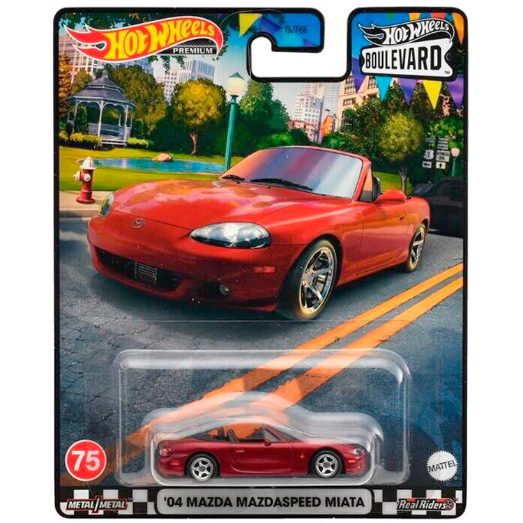 Hot Wheels Premium Boulevard Series #75 '04 Mazda Mazdaspeed Miata - Japanese Stock