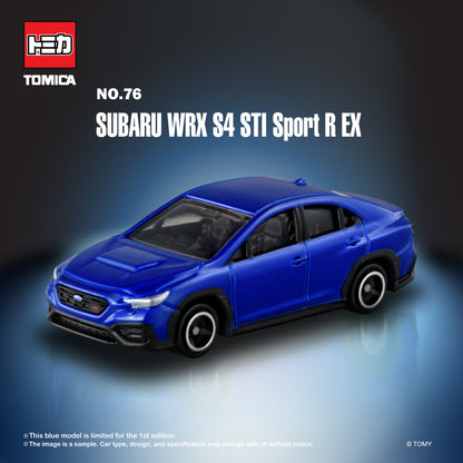 Tomica No.76 Subaru WRX S4 STi Sport R Ex (Blue) - First Edition