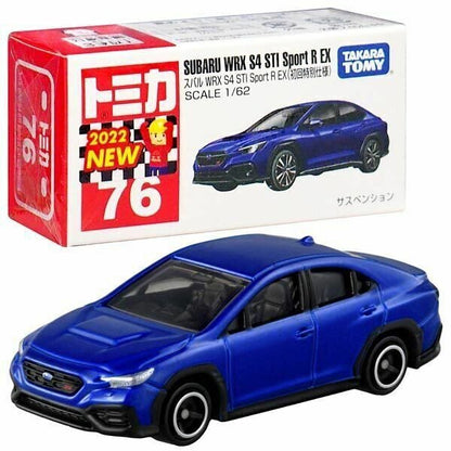 Tomica No.76 Subaru WRX S4 STi Sport R Ex (Blue) - First Edition