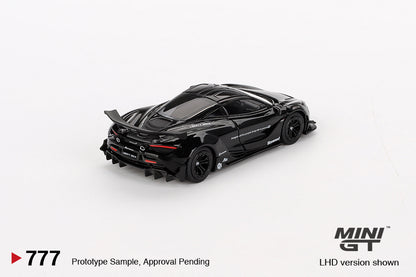 Mini GT No.777 McLaren 720S LB★Works Black (Blister Pack) - MiJo Exclusives