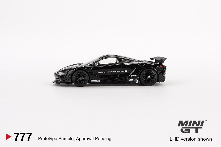 Mini GT No.777 McLaren 720S LB★Works Black (Blister Pack) - MiJo Exclusives