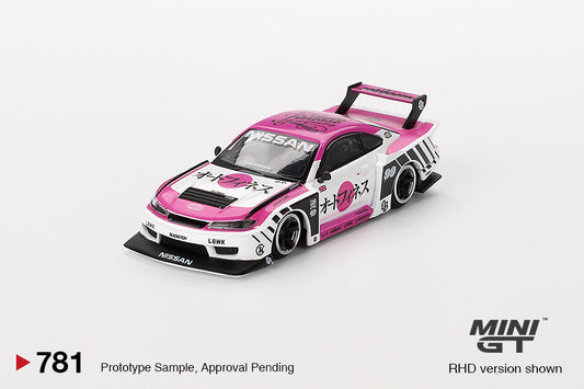 Mini GT No.781 Nissan SILVIA (S15) LB-Super Silhouette Auto Finesse SEMA 2023 (Blister Pack)