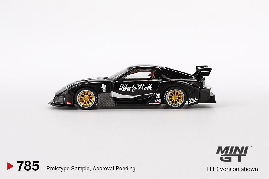 Mini GT No.785 Mazda RX-7 LB-Super Silhouette Liberty Walk Black (Blister Pack)