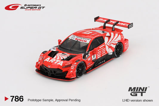 *Pre-Order* Mini GT No.786 Honda NSX-GT "Type S" GT500 #8 "ARTA MUGEN NSX-GT" ARTA 2023 SUPER GT Series (Blister Pack) - Japan Exclusive