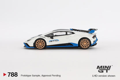 *Pre-Order* Mini GT No.788 Lamborghini Huracán STO Bianco Asopo