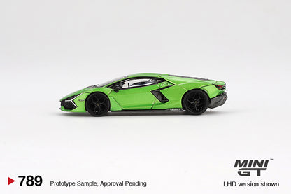 *Pre-Order* Mini GT No.789 Lamborghini Revuelto Verde Selvans