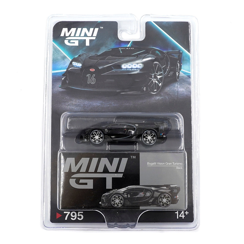 MINI GT 1:64 Bugatti Vision Gran Turismo in Black – RC Cambodia