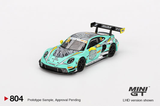 *Pre-Order* Mini GT No.804 Porsche 911 GT3 R #28 HubAuto Racing 2023 FIA GT World Cup 70th Macau Grand Prix