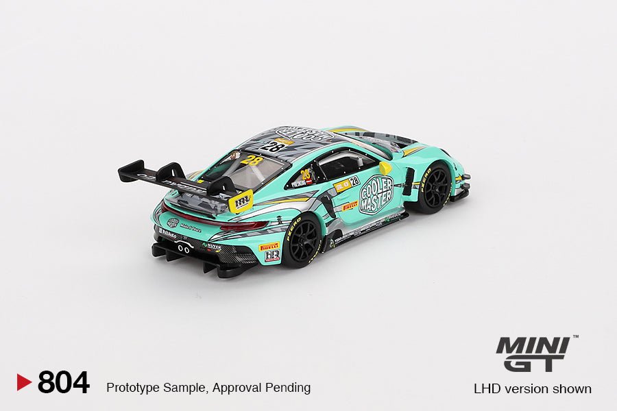 *Pre-Order* Mini GT No.804 Porsche 911 GT3 R #28 HubAuto Racing 2023 FIA GT World Cup 70th Macau Grand Prix