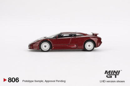 *Pre-Order* Mini GT No.806 Bugatti EB110 GT Dark Red Metallic