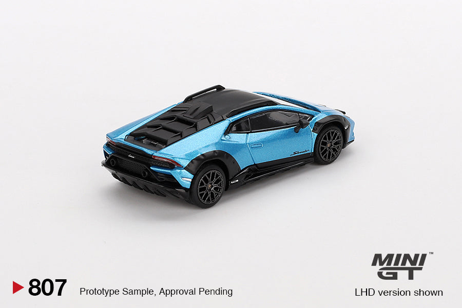 *Pre-Order* Mini GT No.807 Lamborghini Huracán Sterrato Blu Aegir