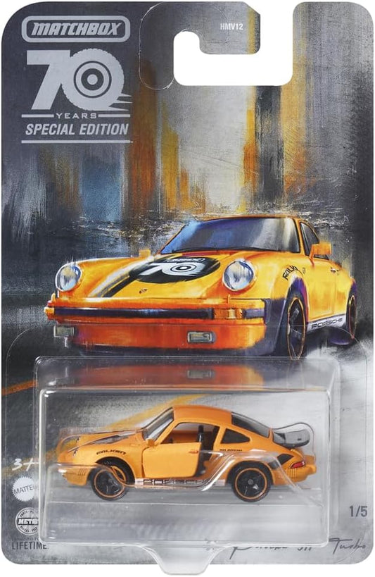 Matchbox Moving Parts 70 Years Special Edition 1/5 '80 Porsche 911 Turbo - Japanese Stock