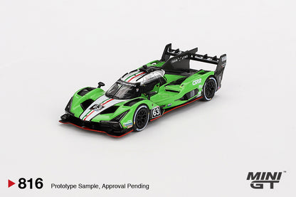 *Pre-Order* Mini GT No.816 Lamborghini SC63 #63 Iron lynx 2024 IMSA Sebring 12 Hrs.