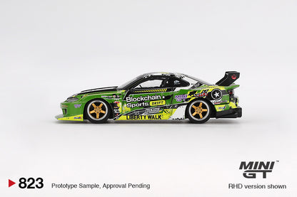 *Pre-Order* Mini GT No.823 Nissan LB-Super Silhouette S15 SILVIA #555 V2 2024 Formula Drift Japan