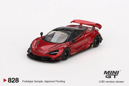 *Pre-Order* Mini GT No.828 McLaren 720S LB★Works Gem Red