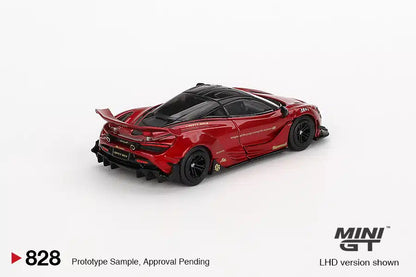 *Pre-Order* Mini GT No.828 McLaren 720S LB★Works Gem Red