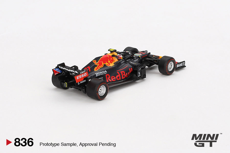 *Pre-Order* Mini GT No.836 Red Bull RB16B #11 Sergio Pérez 2021 Azerbaijan Grand Prix Winner