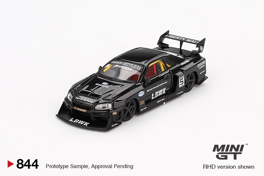 *Pre-Order* Mini GT No.844 Nissan LB-ER34 Super Silhouette SKYLINE Black