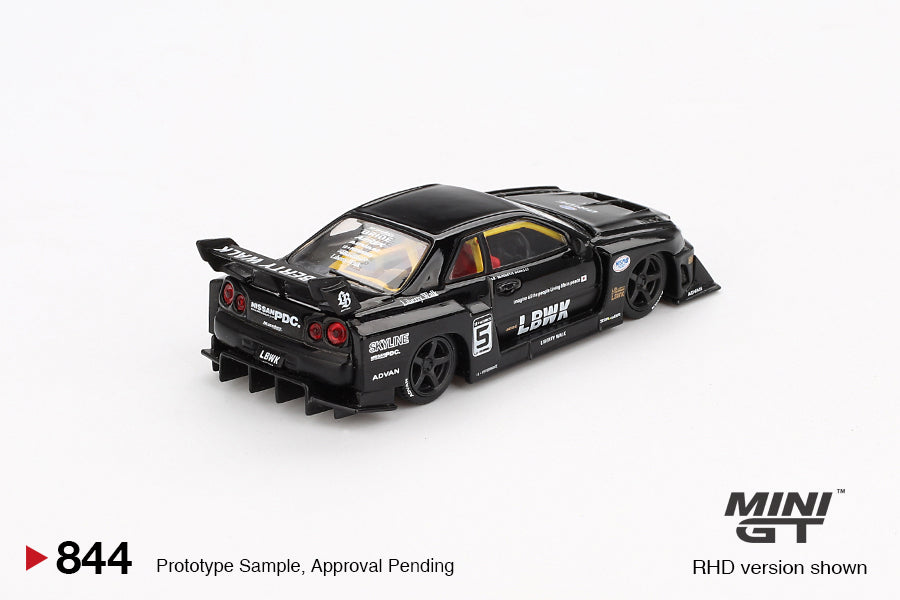 *Pre-Order* Mini GT No.844 Nissan LB-ER34 Super Silhouette SKYLINE Black