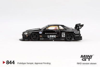 *Pre-Order* Mini GT No.844 Nissan LB-ER34 Super Silhouette SKYLINE Black