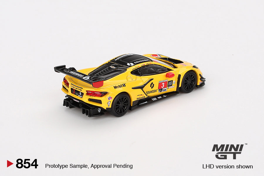 *Pre-Order* Mini GT No.854 Chevrolet Corvette Z06 GT3.R #3 Corvette Racing by Pratt Miller Motorsports 2024 IMSA Daytona 24 Hrs