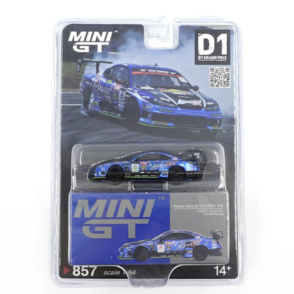 Mini GT No.857 Nissan Silvia (S15) D-MAX #46 2023 D1 Grand Prix D-MAX Racing (Blister Pack)