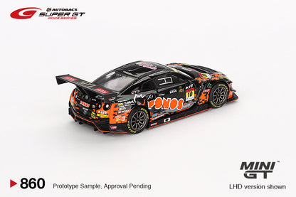 Mini GT No.860 Nissan GT-R NISMO GT3 #10 2023 Super GT Series "PONOS GAINER GT-R" GAINER (Blister Pack)