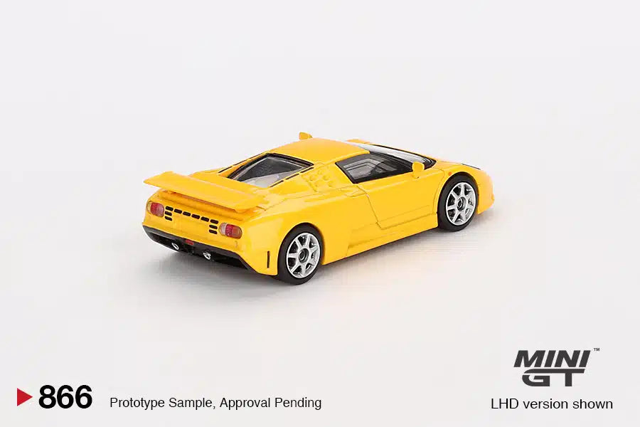 *Pre-Order* Mini GT No.866 Bugatti EB110 Super Sport Giallo Bugatti