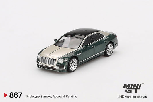 *Pre-Order* Mini GT No.867 Bentley Flying Spur White Sand Verdant