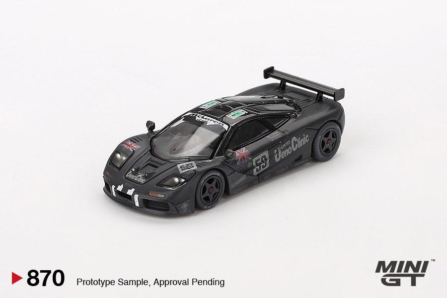 *Pre-Order* Mini GT No.870 McLaren F1 GTR #59 1995 Le Mans 24Hr Winner Post-Race Weathered (Blister Pack)