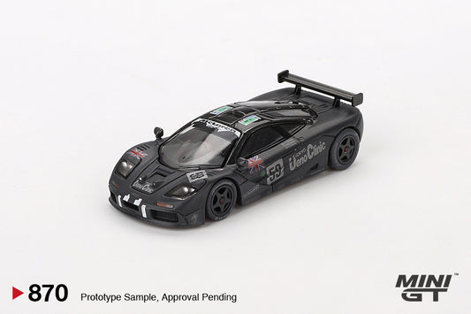 *Pre-Order* Mini GT No.870 McLaren F1 GTR #59 1995 Le Mans 24Hr Winner Post-Race Weathered