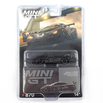 Mini GT No.870 McLaren F1 GTR #59 1995 Le Mans 24Hr Winner Post-Race Weathered (Blister Pack)