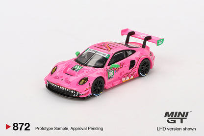 *Pre-Order* Mini GT No.872 Porsche 911 GT3 R #80 AO Racing 2023 IMSA VIRginia Roxy