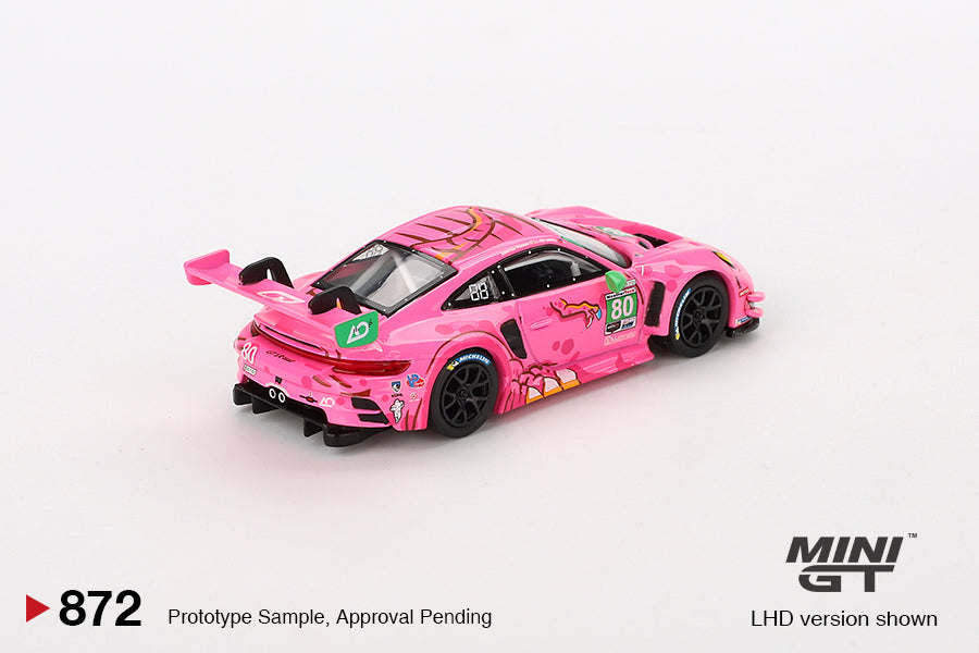 *Pre-Order* Mini GT No.872 Porsche 911 GT3 R #80 AO Racing 2023 IMSA VIRginia Roxy