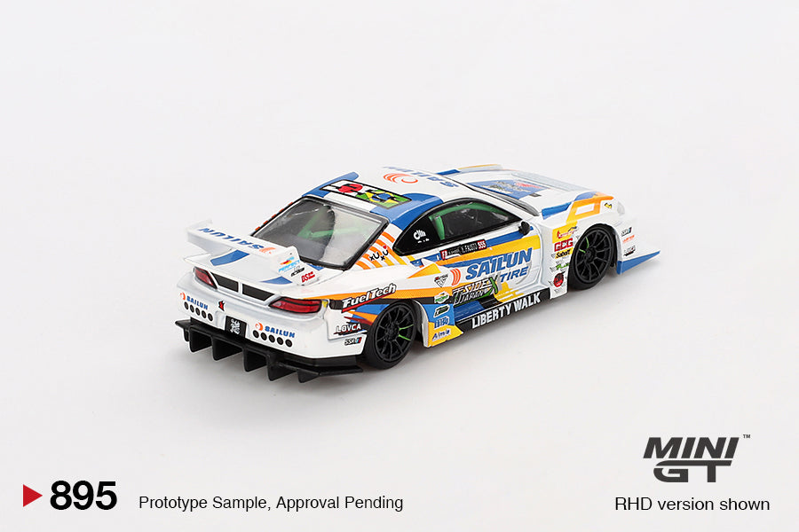 *Pre-Order* Mini GT No.895 Nissan LB-Super Silhouette S15 SILVIA #555 2023 Formula Drift Japan