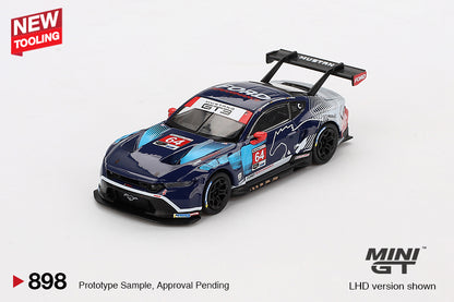 *Pre-Order* Mini GT No.898 Ford Mustang GT3 #64 Ford Multimatic Motorsports 2024 IMSA Daytona 24 Hrs