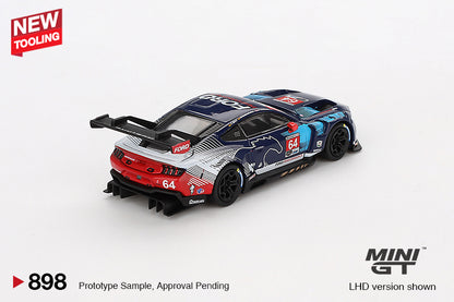 *Pre-Order* Mini GT No.898 Ford Mustang GT3 #64 Ford Multimatic Motorsports 2024 IMSA Daytona 24 Hrs