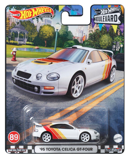 Hot Wheels Premium Boulevard Series #89 '95 Toyota Celica GT-FOUR - Japanese Stock