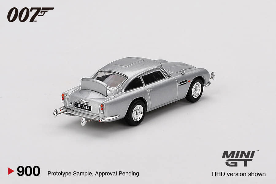 Mini GT No.900 Aston Martin DB5  “Goldfinger” - English Blister Packaging