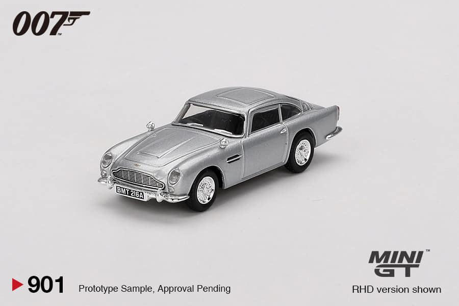 Mini GT No.901 Aston Martin DB5  “Thunderball” - English Blister Packaging