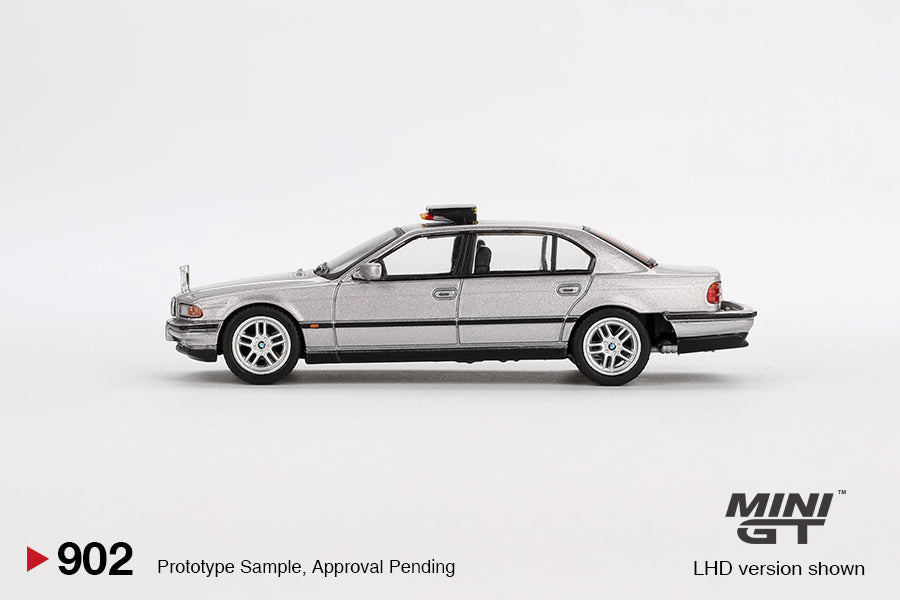 *Pre-Order* Mini GT No.902 BMW 750IL "TOMORROW NEVER DIES" - English Blister Packaging