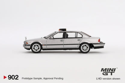 *Pre-Order* Mini GT No.902 BMW 750IL "TOMORROW NEVER DIES" - English Blister Packaging
