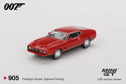 *Pre-Order* Mini GT No.905 Ford Mustang Mach 1 "Diamonds Are Forever" - English Blister Packaging