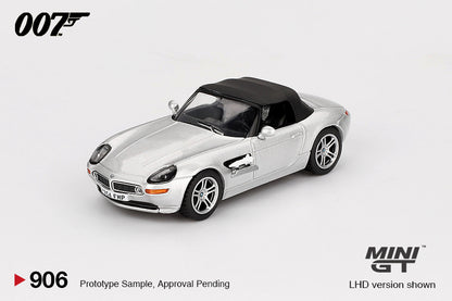 *Pre-Order* Mini GT No.906 BMW Z8 James Bond "The World Is Not Enough" - English Blister Packaging