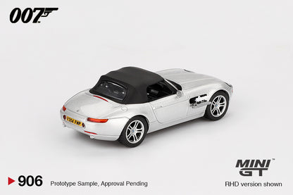 *Pre-Order* Mini GT No.906 BMW Z8 James Bond "The World Is Not Enough" - English Blister Packaging