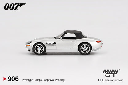 *Pre-Order* Mini GT No.906 BMW Z8 James Bond "The World Is Not Enough" - English Blister Packaging