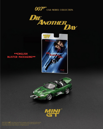 *Pre-Order* Mini GT No.908 Jaguar XKR "Die Another Day" - English Blister Packaging