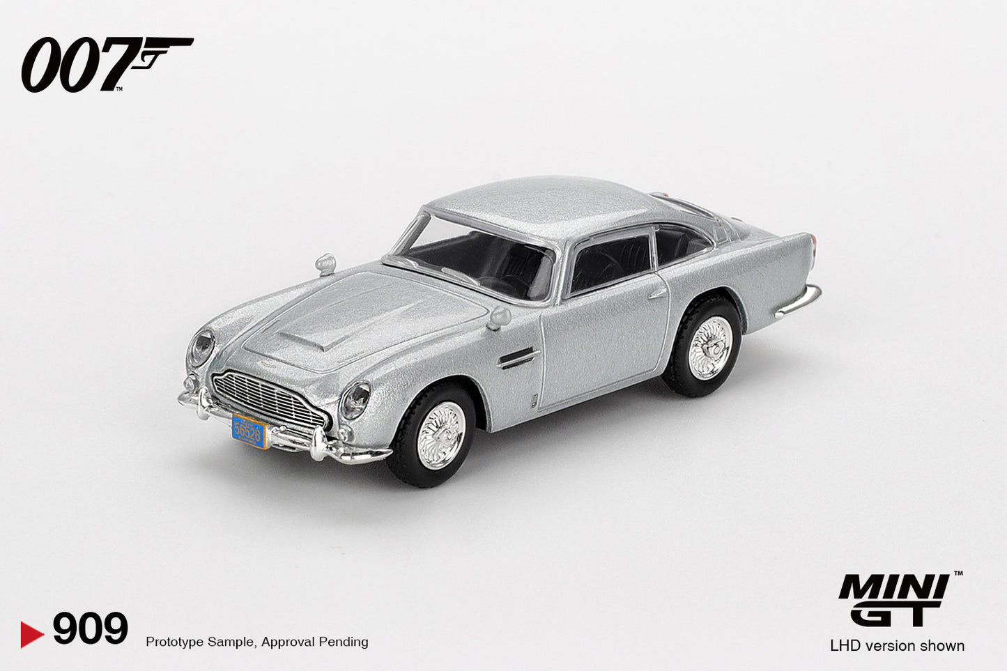Mini GT No.909 Aston Martin DB5 "Casino Royale" - English Blister Packaging