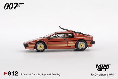*Pre-Order* Mini GT No.912 Lotus Esprit Turbo Copper Fire Metallic "For Your Eyes Only" - English Blister Packaging