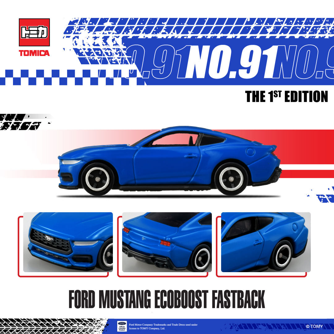 Tomica No.91 Ford Mustang Ecoboost Fastback - First Edition